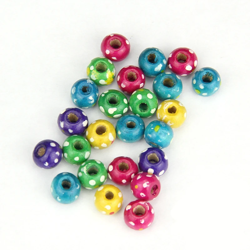 100Pcs Mixed Flower Wooden Beads 7x8mm Round Natural Wood Spacer Beads For Jewelry Making Toy DIY Bracelet Necklace
100Pcs Mixed Flower Wooden Beads 7x8mm Round Natural Wood Spacer Beads For Jewelry Making Toy DIY Bracelet Necklace