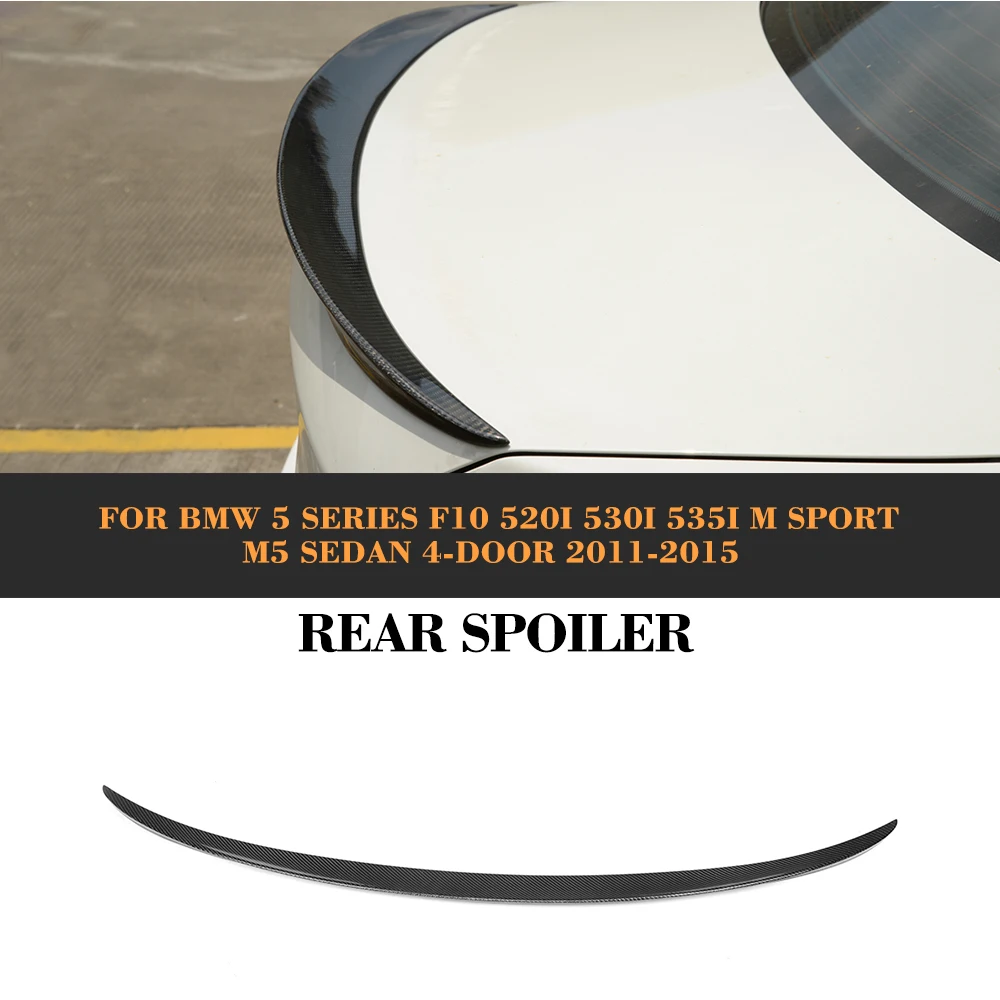 5 Series Carbon Fiber Rear Spoiler Wing for BMW F10 M Sport M5 2012-2016 520i 525i 528i 530i 535i 550i 518d Non Convertible
5 Series Carbon Fiber Rear Spoiler Wing for BMW F10 M Sport M5 2012-2016 520i 525i 528i 530i 535i 550i 518d Non Convertible