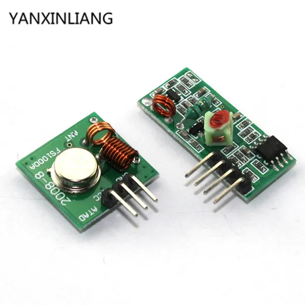 1Lot= 1pair (2pcs) 433Mhz RF transmitter and receiver Module link kit for Arduino/ARM/MCU WL diy 433mhz wireless
1Lot= 1pair (2pcs) 433Mhz RF transmitter and receiver Module link kit for Arduino/ARM/MCU WL diy 433mhz wireless