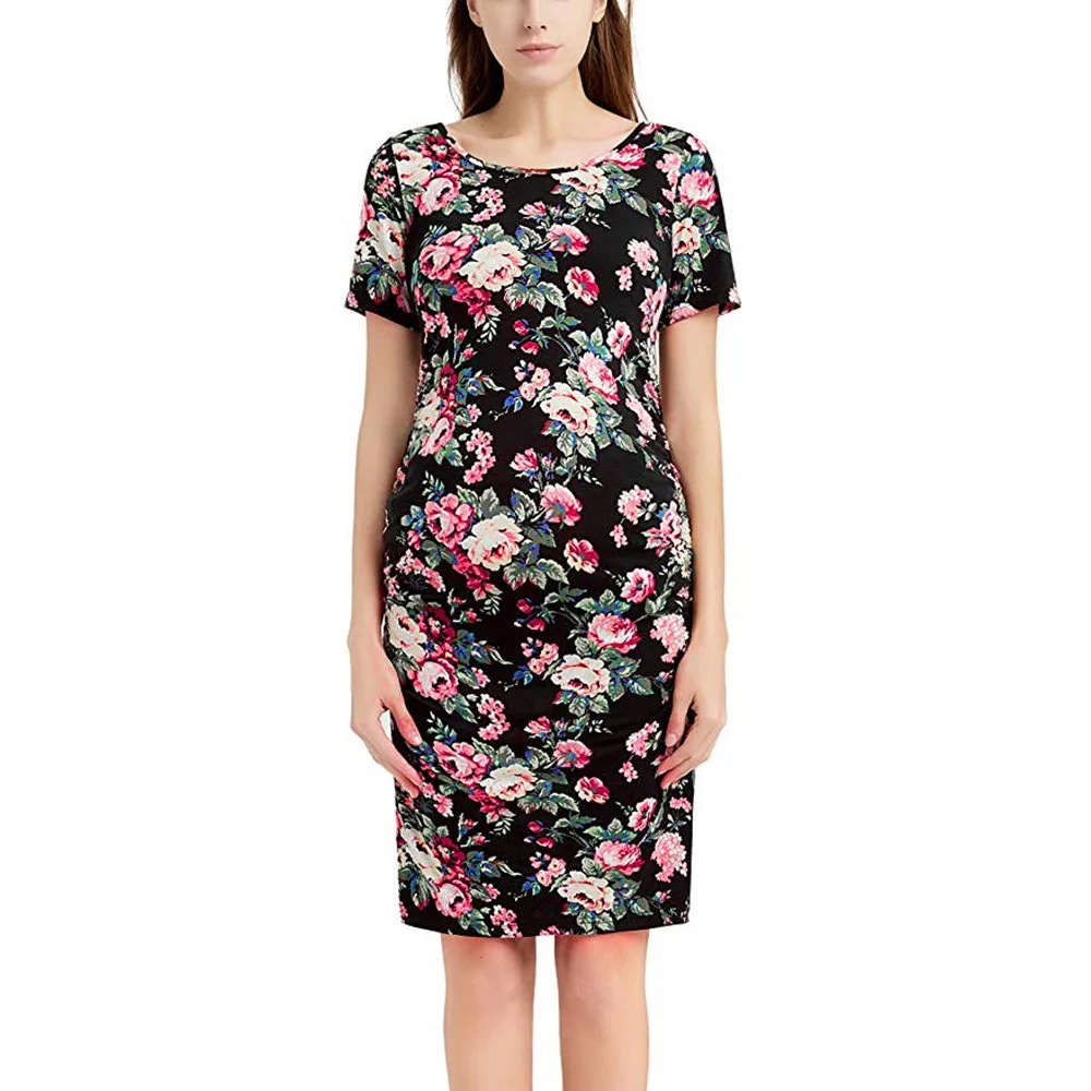 Pregnant Women Dresses Floral PrintShort Sundress Sleeve Maternity Dresses Casual For Daily Wearing Maternity Dress Summer
Pregnant Women Dresses Floral PrintShort Sundress Sleeve Maternity Dresses Casual For Daily Wearing Maternity Dress Summer