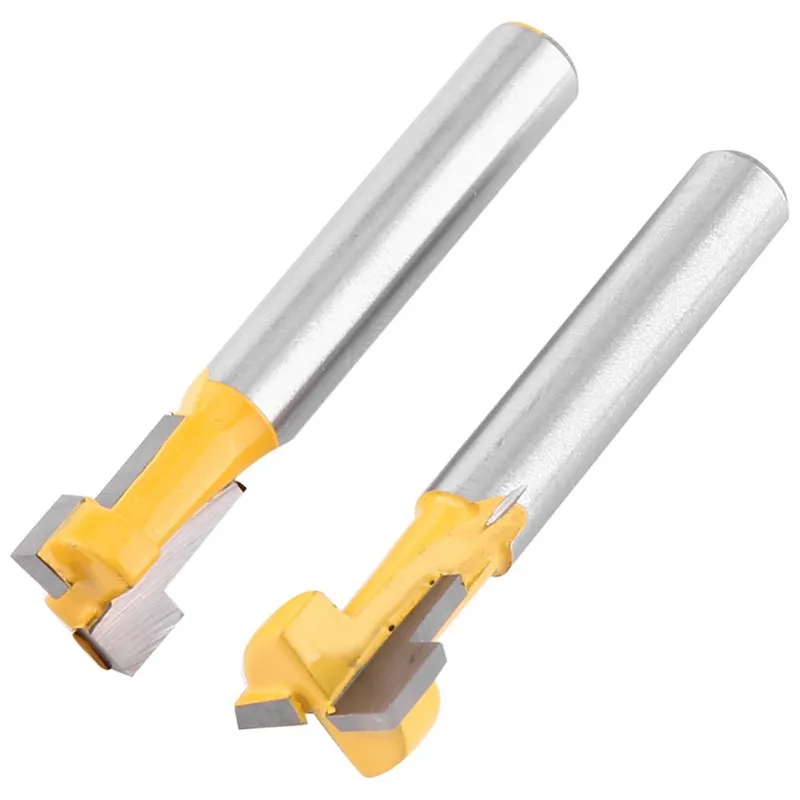 3/8" & 1/2" T-Slot Router Bits 1/4" Shank Woodworking Cutter with High Toughness Mayitr
3/8" & 1/2" T-Slot Router Bits 1/4" Shank Woodworking Cutter with High Toughness Mayitr