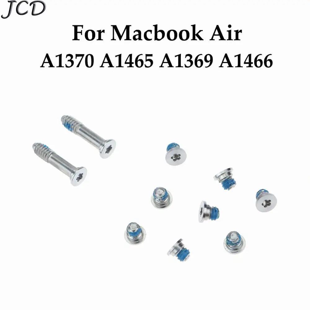 JCD For MacBook Air Back cover screw for Macbook Air 11" 13" A1466 A1465 A1370 A1369 laptop Computer repair parts sliver
JCD For MacBook Air Back cover screw for Macbook Air 11" 13" A1466 A1465 A1370 A1369 laptop Computer repair parts sliver