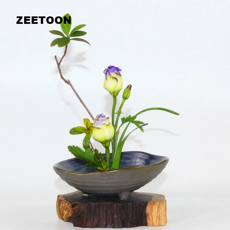 Zen Post-modern Ikebana Flower Pot Desktop Vase Flowerpot Hydroponic Plant Basin Ceramic Containers Food Bowl Vintage home decor
Zen Post-modern Ikebana Flower Pot Desktop Vase Flowerpot Hydroponic Plant Basin Ceramic Containers Food Bowl Vintage home decor