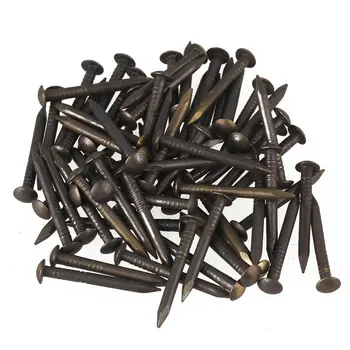 22x2mm Round Head Black Antique Pure Copper Wood Screw Nail for Furniture Pack of 50
22x2mm Round Head Black Antique Pure Copper Wood Screw Nail for Furniture Pack of 50