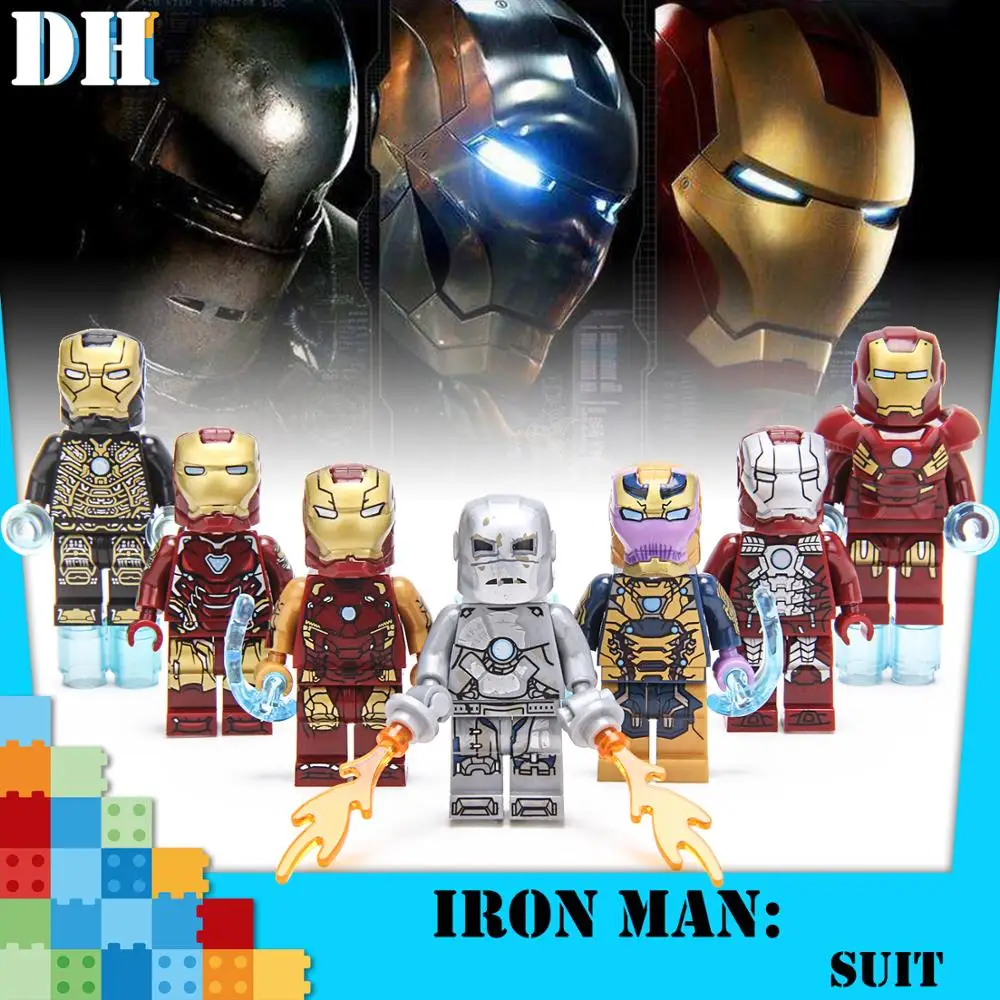 Tony Iron Man Endgame Marvel Avengers Super Hero Figure Pepper Ironman Building Blocks Bricks Toys For Children
Tony Iron Man Endgame Marvel Avengers Super Hero Figure Pepper Ironman Building Blocks Bricks Toys For Children
