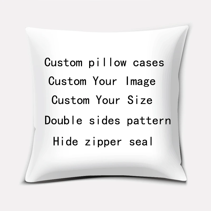 Custom Pillow Cases Double Sides Pattern Pillow Cases Custom