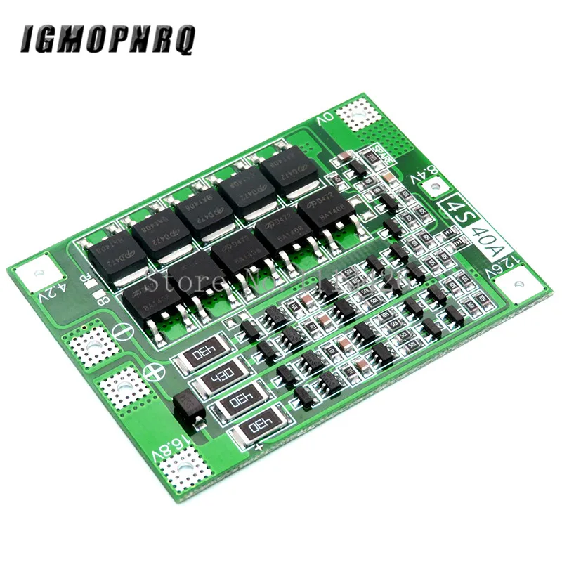 4S 40A Li-ion Lithium Battery 18650 Charger PCB BMS Protection Board with Balance For Drill Motor 14.8V 16.8V Lipo Cell Module
4S 40A Li-ion Lithium Battery 18650 Charger PCB BMS Protection Board with Balance For Drill Motor 14.8V 16.8V Lipo Cell Module