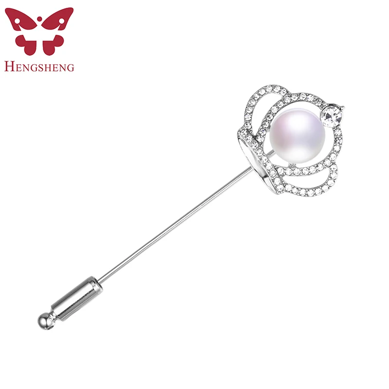 HENGSHENG Real Natural Pearl Brooch For Women,Crown Shape Silver/Gold/Rose-Gold Zircon Brooch,Fashion Jewelry,Beautiful Gift Box
HENGSHENG Real Natural Pearl Brooch For Women,Crown Shape Silver/Gold/Rose-Gold Zircon Brooch,Fashion Jewelry,Beautiful Gift Box