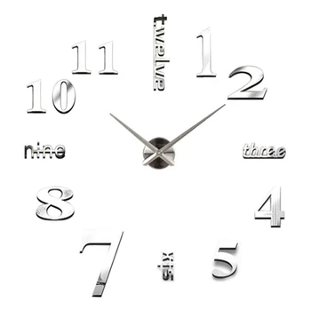 2019 Acrylic 3D bedroom wall mirror wall clock Diy living room home decoration fashion watch arrival quartz big wall clock
2019 Acrylic 3D bedroom wall mirror wall clock Diy living room home decoration fashion watch arrival quartz big wall clock