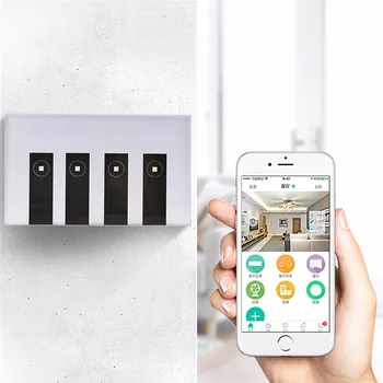 Kaigelin US 4 Gang LED Touch WIFI Switch Wireless Wall Smart Work With Alexa Google APP EWELINK LED Smart Switch
Kaigelin US 4 Gang LED Touch WIFI Switch Wireless Wall Smart Work With Alexa Google APP EWELINK LED Smart Switch