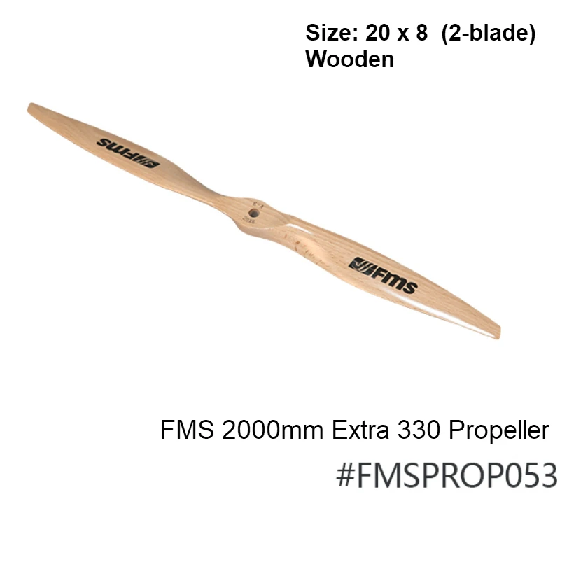 FMS 2000mm 2.0m Extra 330 Propeller Wooden 20x8 inch 2 blade FMSPROP053 RC Airplane Aircraft Model Hobby Plane Spare Parts
FMS 2000mm 2.0m Extra 330 Propeller Wooden 20x8 inch 2 blade FMSPROP053 RC Airplane Aircraft Model Hobby Plane Spare Parts