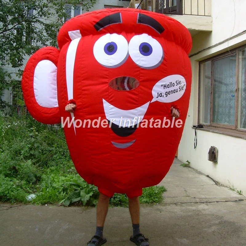 2m lovely inflatable coffee cup replica mascot costume balloon moving cartoons for advertising
2m lovely inflatable coffee cup replica mascot costume balloon moving cartoons for advertising