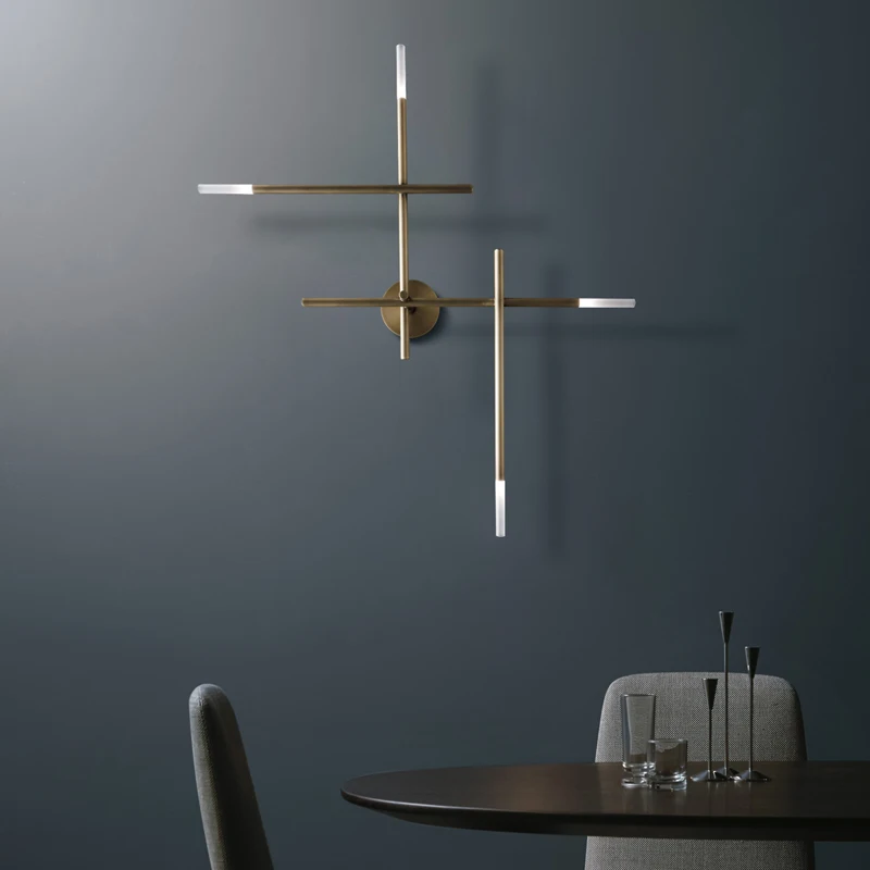 Luxury Copper Wall Decor applique murale luminaire moderne Creative Design Home Wall Scone Lamp LED Wall Mounted Light Geometry
Luxury Copper Wall Decor applique murale luminaire moderne Creative Design Home Wall Scone Lamp LED Wall Mounted Light Geometry
