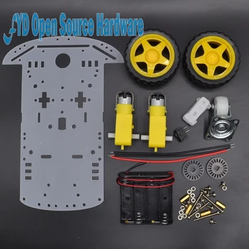 1 set New Motor Smart Robot Car Chassis Electronic Manufacture DIY Kit Speed Encoder Battery Box 2WD For Robot
1 set New Motor Smart Robot Car Chassis Electronic Manufacture DIY Kit Speed Encoder Battery Box 2WD For Robot