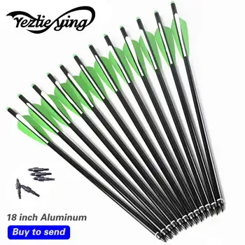 12pcs/lot High Quality Aluminum arrows 18 Inch Shaft replace arrowshead 4"green White TPU Vanes Archery Hunting Crossbow Bolts
12pcs/lot High Quality Aluminum arrows 18 Inch Shaft replace arrowshead 4"green White TPU Vanes Archery Hunting Crossbow Bolts