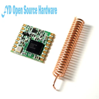 1pcs 315MHZ 433MHZ 868MHZ 915MHZ 470M SI4438 Wireless Transceiver Module 100mW FSK SPI 15X12.5mm
1pcs 315MHZ 433MHZ 868MHZ 915MHZ 470M SI4438 Wireless Transceiver Module 100mW FSK SPI 15X12.5mm