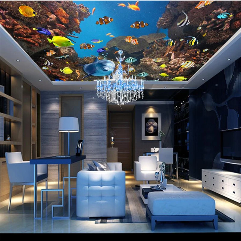 beibehang Custom wallpaper large 3D ceiling mural beautiful underwater world fish group creature zenith ceiling mural wallpaper
beibehang Custom wallpaper large 3D ceiling mural beautiful underwater world fish group creature zenith ceiling mural wallpaper