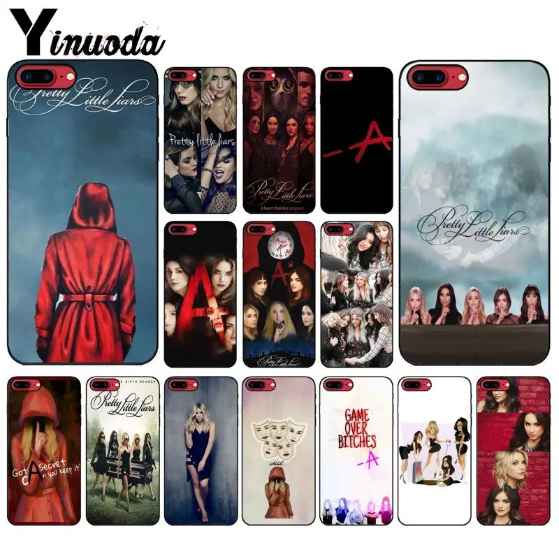 Yinuoda Pretty Little Liars PLL TV Show Black TPU Soft Phone Case Cover for Apple iPhone 8 7 6 6S Plus X XS MAX 5 5S SE XR Cases
Yinuoda Pretty Little Liars PLL TV Show Black TPU Soft Phone Case Cover for Apple iPhone 8 7 6 6S Plus X XS MAX 5 5S SE XR Cases
