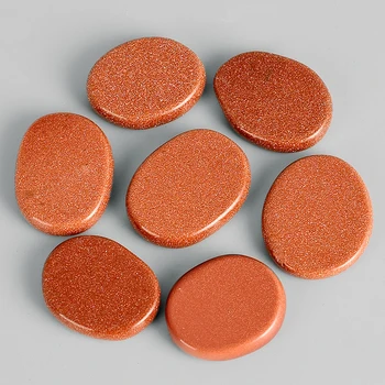 7pcs/Pack Chakra Stones Natural Gold Sand Energy Palm Massage Crystal Minerals Reiki Healing Health Care 28*24mm Jade Massager
7pcs/Pack Chakra Stones Natural Gold Sand Energy Palm Massage Crystal Minerals Reiki Healing Health Care 28*24mm Jade Massager
