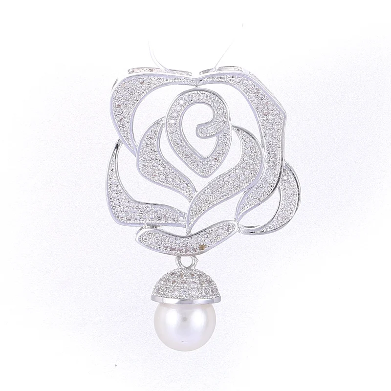 Luxury Pearl Drop CZ Rhinestone Crystal Flower Pendant For Hand Made DIY Long Pearl Beaded Chain Necklace Accessories Findings
Luxury Pearl Drop CZ Rhinestone Crystal Flower Pendant For Hand Made DIY Long Pearl Beaded Chain Necklace Accessories Findings