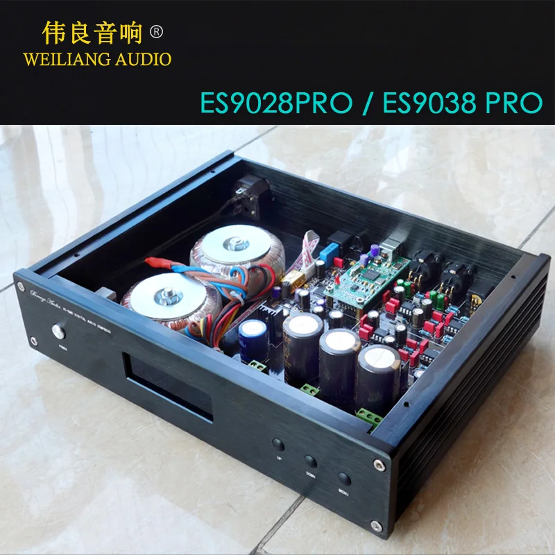 DC200 HIFI ES9028PRO / ES9038PRO + XMOS XU208 / Amanero USB decoder DAC Support PCM384K DSD256 DOP
DC200 HIFI ES9028PRO / ES9038PRO + XMOS XU208 / Amanero USB decoder DAC Support PCM384K DSD256 DOP