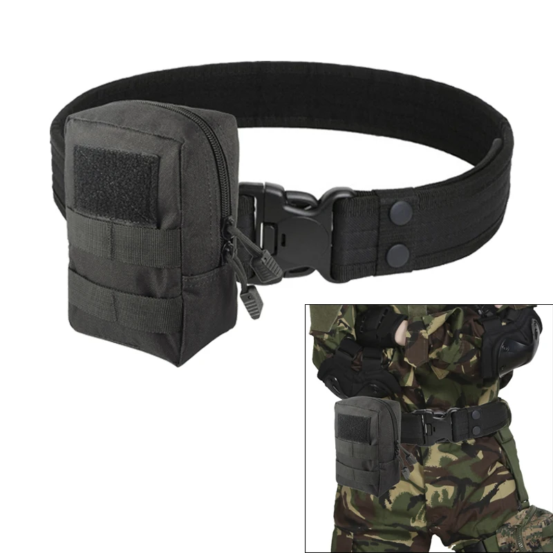 Tactical Belt Military Molle Utility EDC Bag Waist Pouch Waistband Gadget Pack Hiking Outdoor Hunting Accessory
Tactical Belt Military Molle Utility EDC Bag Waist Pouch Waistband Gadget Pack Hiking Outdoor Hunting Accessory
