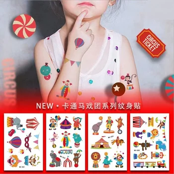 5Pcs Circus Carnival Tattoo Stickers DIY Children's Cartoon Animal Tattoo Birthday Party Decoration Kids Bachelorette Party-S
5Pcs Circus Carnival Tattoo Stickers DIY Children's Cartoon Animal Tattoo Birthday Party Decoration Kids Bachelorette Party-S