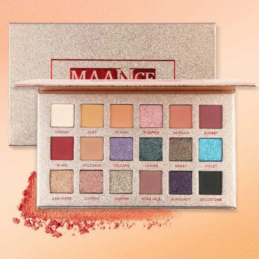 Hot Sale Shining Matte Eye Shadow Palette 18 Colors Glitter Eyeshadow Matte Pigmented Eye Shadow Powder JLRS 2018
Hot Sale Shining Matte Eye Shadow Palette 18 Colors Glitter Eyeshadow Matte Pigmented Eye Shadow Powder JLRS 2018