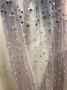 sat-6618 french net fabric unique beaded Embroidered tulle fabric with top quality glitter for sexy dress
sat-6618 french net fabric unique beaded Embroidered tulle fabric with top quality glitter for sexy dress