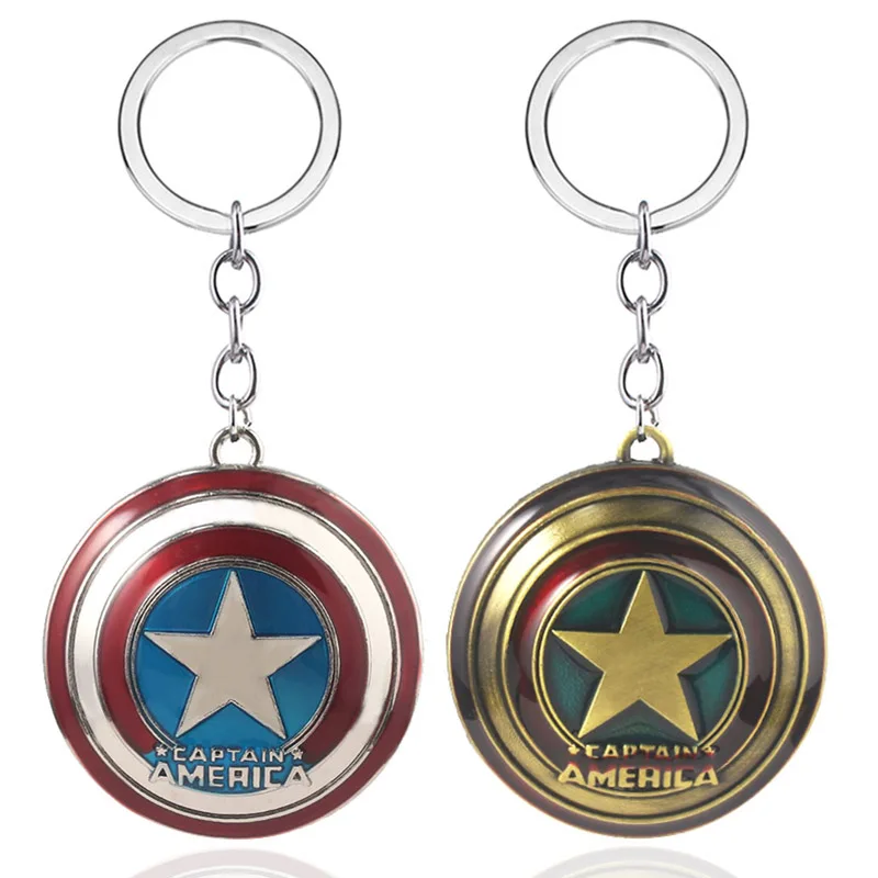 Captain America Shield Metal Keychains The Avengers Super Hero SpiderMan For Men Car Keyring Men Bag Accessories
Captain America Shield Metal Keychains The Avengers Super Hero SpiderMan For Men Car Keyring Men Bag Accessories