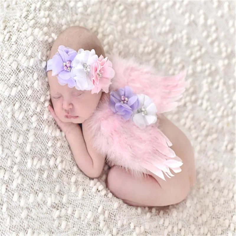 Angel Feather Wings Baby Girl Flowers Headband Hair Head Bands Photo Shoot Accessories for Newborns Hairband Photography Props
Angel Feather Wings Baby Girl Flowers Headband Hair Head Bands Photo Shoot Accessories for Newborns Hairband Photography Props