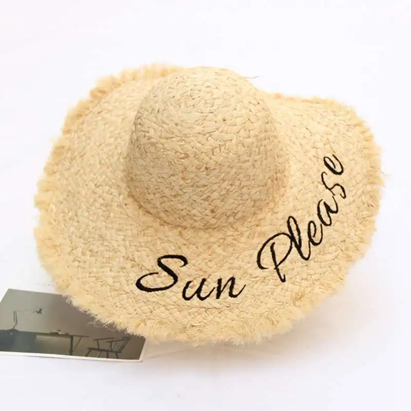 WZCX 2019 New Korean Version Embroidery Letter Straw Hat Wide Brim Casual Tide Summer Beach Cap Women'S Hat
WZCX 2019 New Korean Version Embroidery Letter Straw Hat Wide Brim Casual Tide Summer Beach Cap Women'S Hat