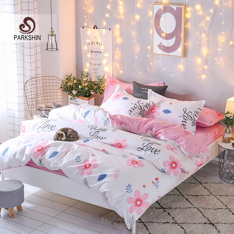ParkShin 2019 Cute Flower Warm Bedding Set Double Bedspread Duvet Cover Set Flat Sheet King Bed Linen Set Decor Home Textile
ParkShin 2019 Cute Flower Warm Bedding Set Double Bedspread Duvet Cover Set Flat Sheet King Bed Linen Set Decor Home Textile
