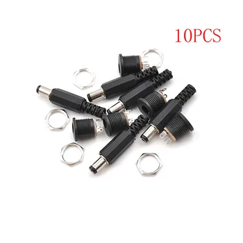 10Pcs/lot 5pcs DC Power Female Plug Jack+5pcs Male Plug Jack Socket Adapter Connector 5.5*2.5mm
10Pcs/lot 5pcs DC Power Female Plug Jack+5pcs Male Plug Jack Socket Adapter Connector 5.5*2.5mm