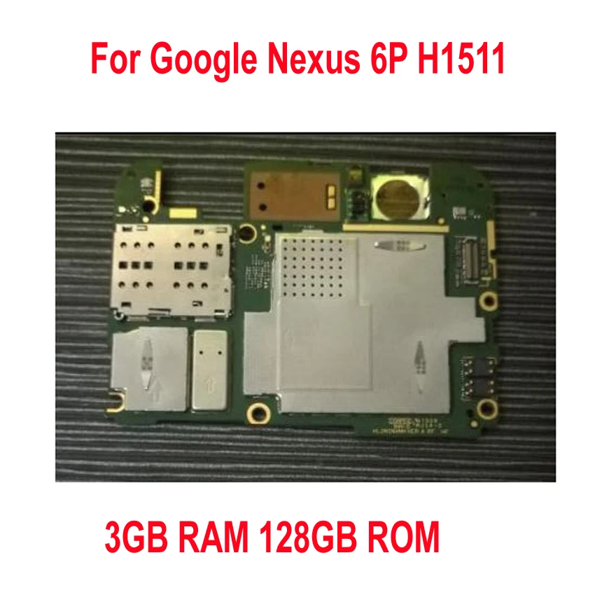 Original Working 128GB Unlock Mainboard For Google Nexus 6P H1511 Nexus6P motherboard Logic Board card fee Circuit Flex Cable
Original Working 128GB Unlock Mainboard For Google Nexus 6P H1511 Nexus6P motherboard Logic Board card fee Circuit Flex Cable
