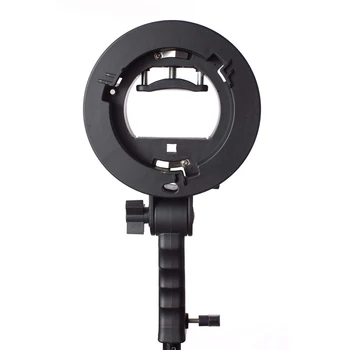 Handheld Grip S-Type Bracket Holder with Bowens Mount for Speedlite Flash Snoot Softbox Beauty Dish Photography Accessories
Handheld Grip S-Type Bracket Holder with Bowens Mount for Speedlite Flash Snoot Softbox Beauty Dish Photography Accessories