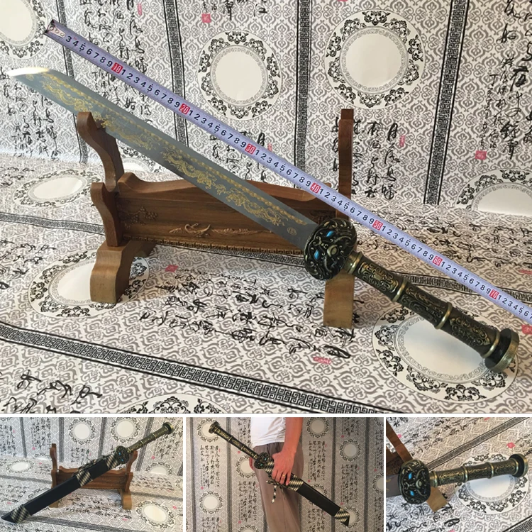 Longquan sword handmade Chinese Tang Dynasty sword guard steel cold weapon gift christmas decorations for home not open blade
Longquan sword handmade Chinese Tang Dynasty sword guard steel cold weapon gift christmas decorations for home not open blade