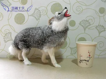 simulation animal 23x8x20cm furry wolf model toy polyethylene&furs handicraft,props decoration gift baby toy A669
simulation animal 23x8x20cm furry wolf model toy polyethylene&furs handicraft,props decoration gift baby toy A669