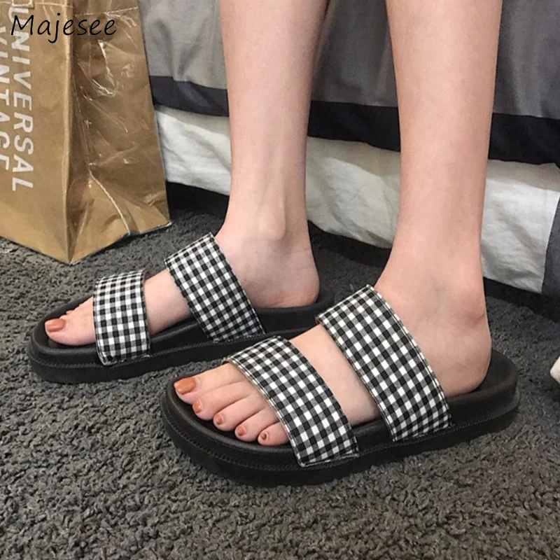 Summer Slippers Women Korean Style Retro Students All-match Shoes Womens Outdoor Trendy Simple Non-slip Lightweight Ladies Chic
Summer Slippers Women Korean Style Retro Students All-match Shoes Womens Outdoor Trendy Simple Non-slip Lightweight Ladies Chic