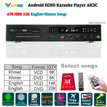 4TB HDD 52K Khmer,English Songs,Android Karaoke Player/Jukebox,AK3C15,Free Cloud Download,YOUTUBÊ ,Home KTV Sing,ECHO Mixing,DVD
4TB HDD 52K Khmer,English Songs,Android Karaoke Player/Jukebox,AK3C15,Free Cloud Download,YOUTUBÊ ,Home KTV Sing,ECHO Mixing,DVD
