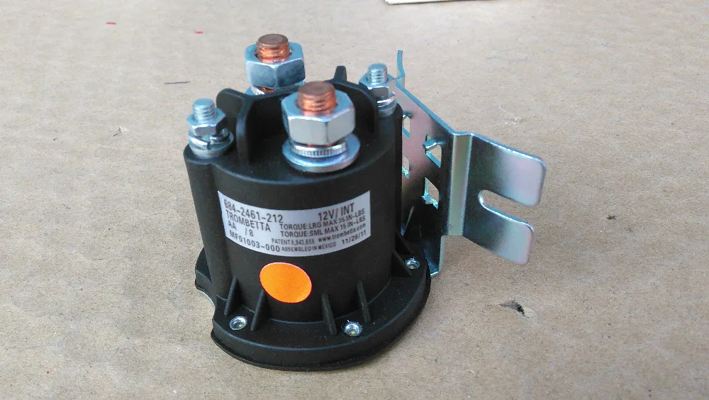 Trombetta 684 2461 212 DC 12V INT Pump Contactor Lift Contactor For Pallet Truck Golf Cart
Trombetta 684 2461 212 DC 12V INT Pump Contactor Lift Contactor For Pallet Truck Golf Cart