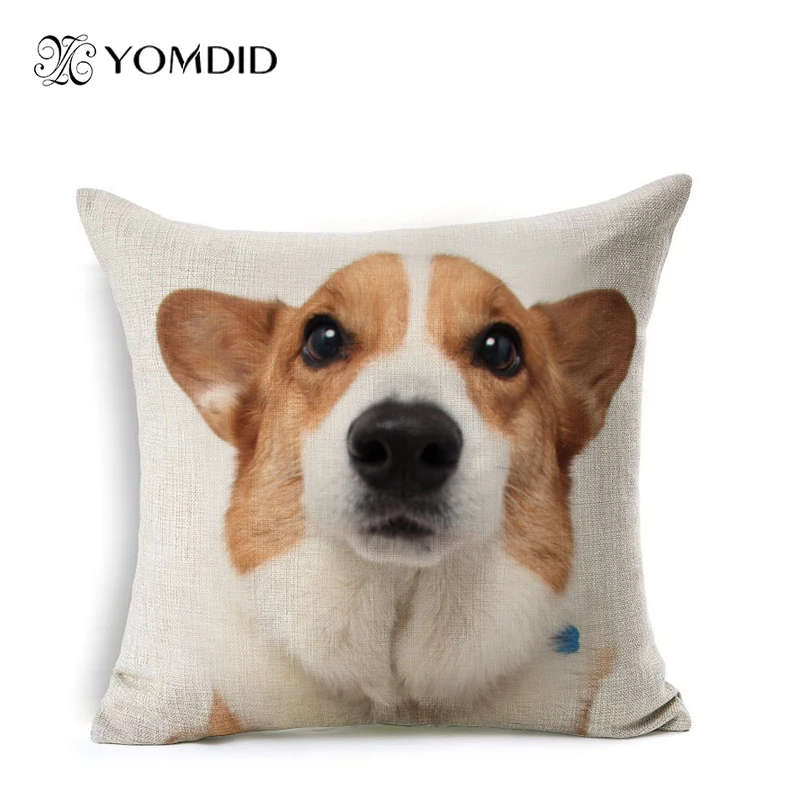 Cushion Cover dog Printed 43x43cm Linen&Polyester Decorative Pillow Cases Cover Home Sofa Pillowcase
Cushion Cover dog Printed 43x43cm Linen&Polyester Decorative Pillow Cases Cover Home Sofa Pillowcase