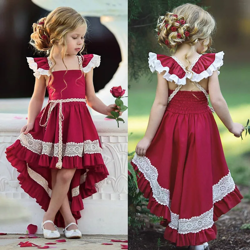 Summer Girls Lace Party Dresses Baby Girl 1st Birthday Wedding Princess Dress For 2 3 4 5 years Children's Clothing Kids Clothes
Summer Girls Lace Party Dresses Baby Girl 1st Birthday Wedding Princess Dress For 2 3 4 5 years Children's Clothing Kids Clothes