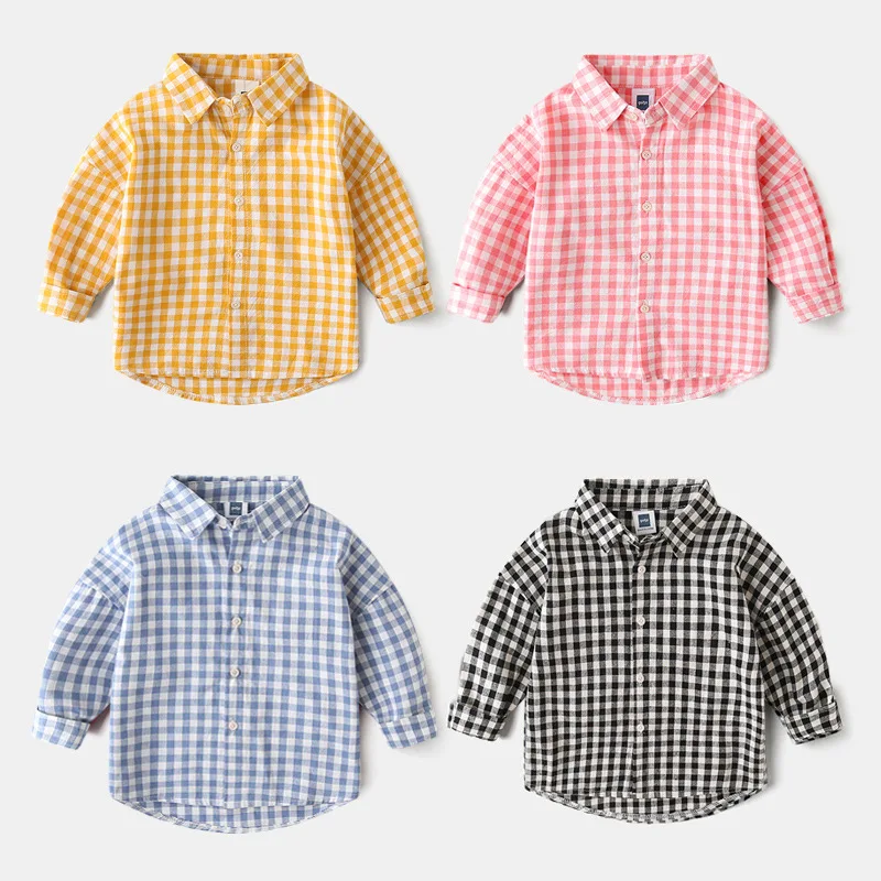 2019 Brand New Kids Shirt Toddler Infant Baby Boys Girls Classic Tops Shirt Long Sleeves Shirt Autumn Children Casual Clothes
2019 Brand New Kids Shirt Toddler Infant Baby Boys Girls Classic Tops Shirt Long Sleeves Shirt Autumn Children Casual Clothes