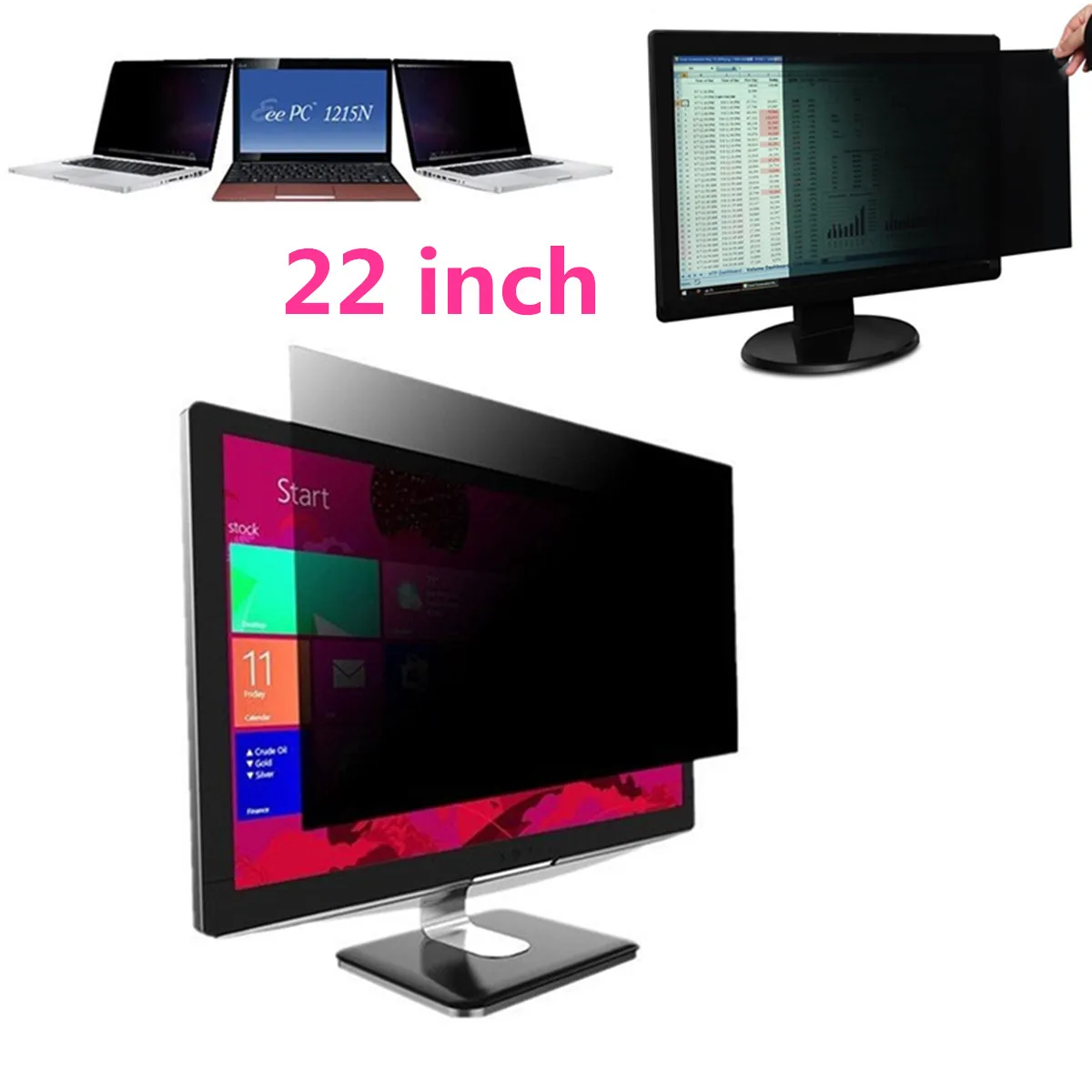 22 inch (474mmx296mm) Privacy Filter Anti-glare screen protective film For Notebook 16:10 Laptop Computer Monitor Laptop Skins
22 inch (474mmx296mm) Privacy Filter Anti-glare screen protective film For Notebook 16:10 Laptop Computer Monitor Laptop Skins