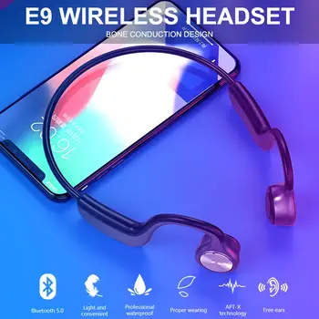 E9 Newest Wireless Bone Conduction Headphones Bluetooth 5.0 Binaural Stereo Bone Headset Waterproof Sports Bluetooth Earphone
E9 Newest Wireless Bone Conduction Headphones Bluetooth 5.0 Binaural Stereo Bone Headset Waterproof Sports Bluetooth Earphone