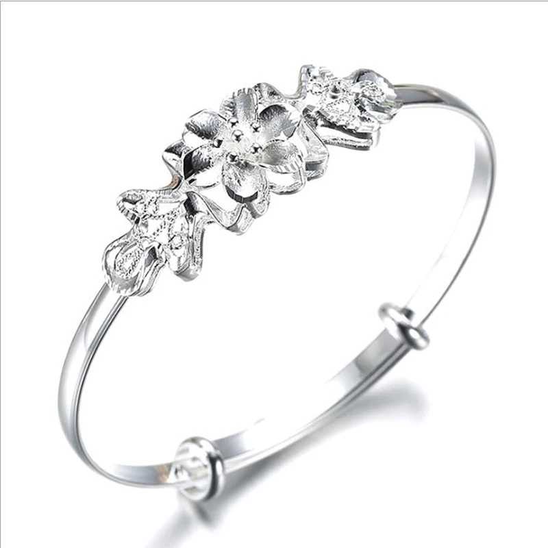 KOFSAC New Charm 925 Sterling Silver Adjustable Butterfly and Flower Bracelets Bangles for Women Engagement Party Jewelry Gifts
KOFSAC New Charm 925 Sterling Silver Adjustable Butterfly and Flower Bracelets Bangles for Women Engagement Party Jewelry Gifts