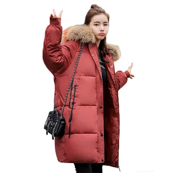 Winter Coat Women Red Black S-3XL Plus Size Big Fur Hooded Parkas 2019 New Autumn Korean White Long Thick Warmth Jackets LR194
Winter Coat Women Red Black S-3XL Plus Size Big Fur Hooded Parkas 2019 New Autumn Korean White Long Thick Warmth Jackets LR194