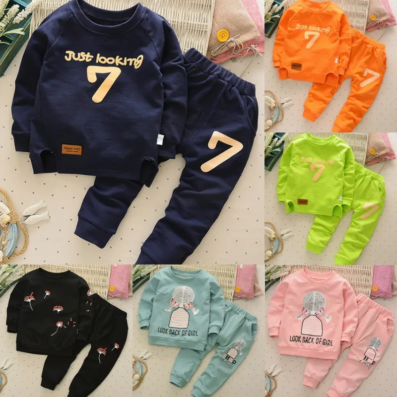 2019 Hot Children Autumn and Winter Suit Boys and Girls Long-sleeved O-neck Clothes 2-6 Years Old Baby T-shirts and Pants
2019 Hot Children Autumn and Winter Suit Boys and Girls Long-sleeved O-neck Clothes 2-6 Years Old Baby T-shirts and Pants