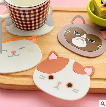 Cat Shaped Silicone Tea Coaster Cup Holder Mat Dining Table Placemat Anti-slip Cute Insulation Coaster Bowl Coffee Pad Stand Hot
Cat Shaped Silicone Tea Coaster Cup Holder Mat Dining Table Placemat Anti-slip Cute Insulation Coaster Bowl Coffee Pad Stand Hot